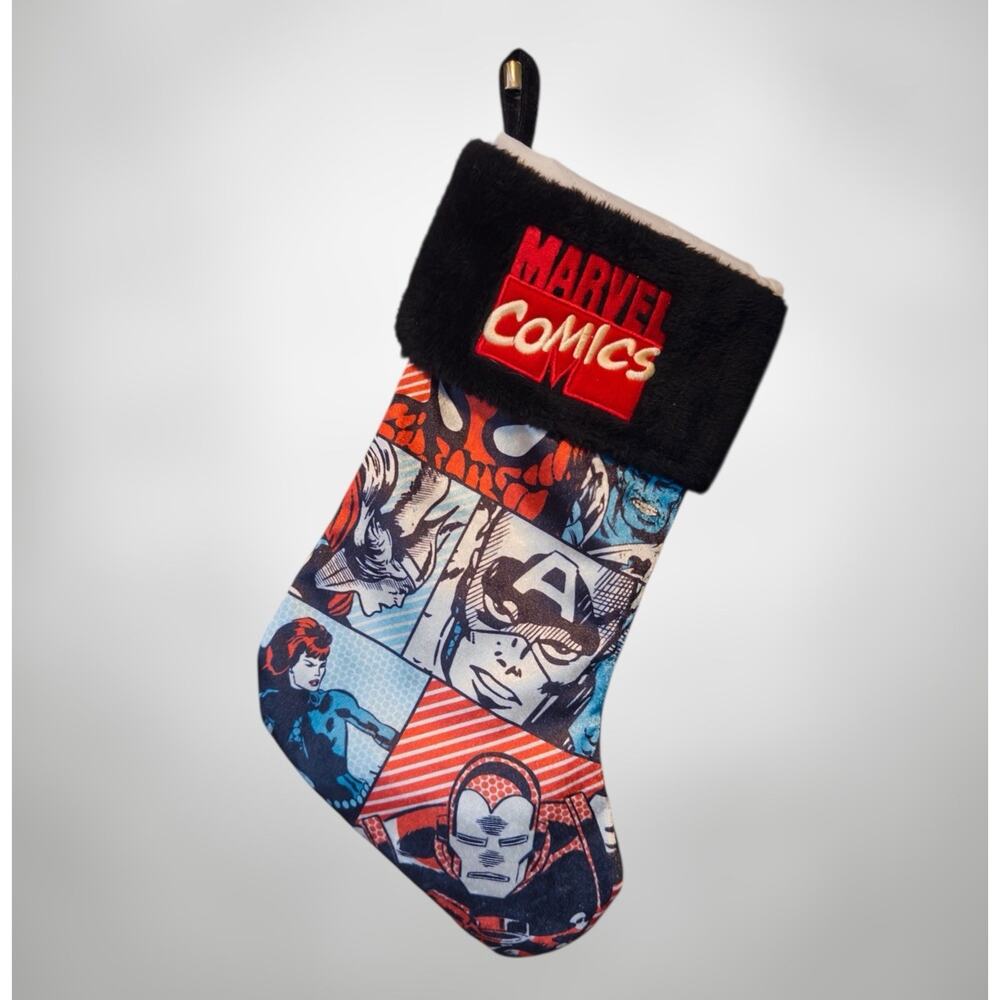 Rare Marvel Retro Reimagined - Target 2023 Christmas Stocking -Spiderman Hulk